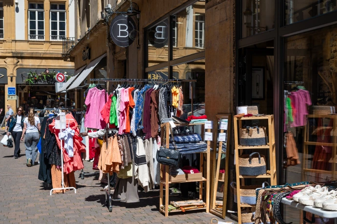 Événement organisés par Les Vitrines de Metz - Braderie de printemps, centre-ville de Metz