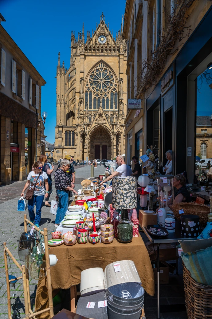 Événement organisés par Les Vitrines de Metz - Braderie de printemps, centre-ville de Metz