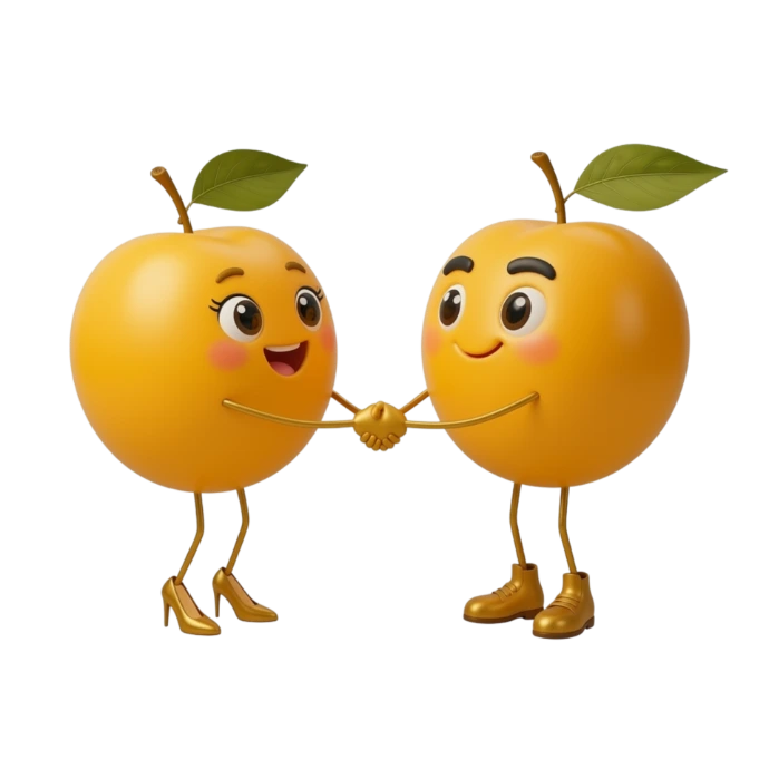 Mascottes mirabelle Les Vitrines de Metz